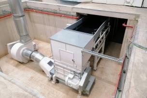 Shredder- und Zerkleinerungsabsaugungen