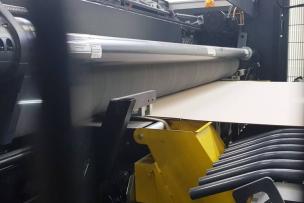 Absaugung und Zerkleinerung von Randstreifen